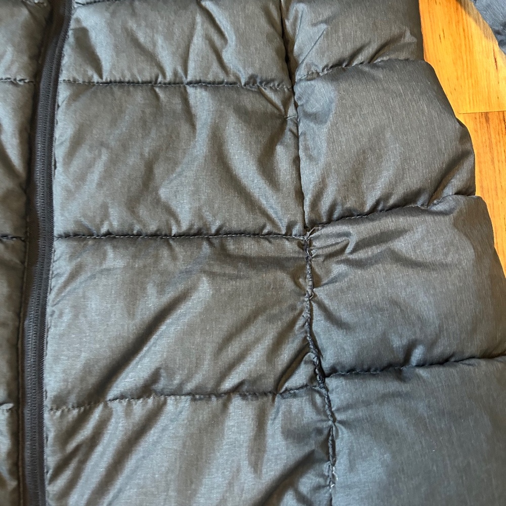 Champion Quilted Hooded Jacket - Dark Gray - Picture 3 of 6